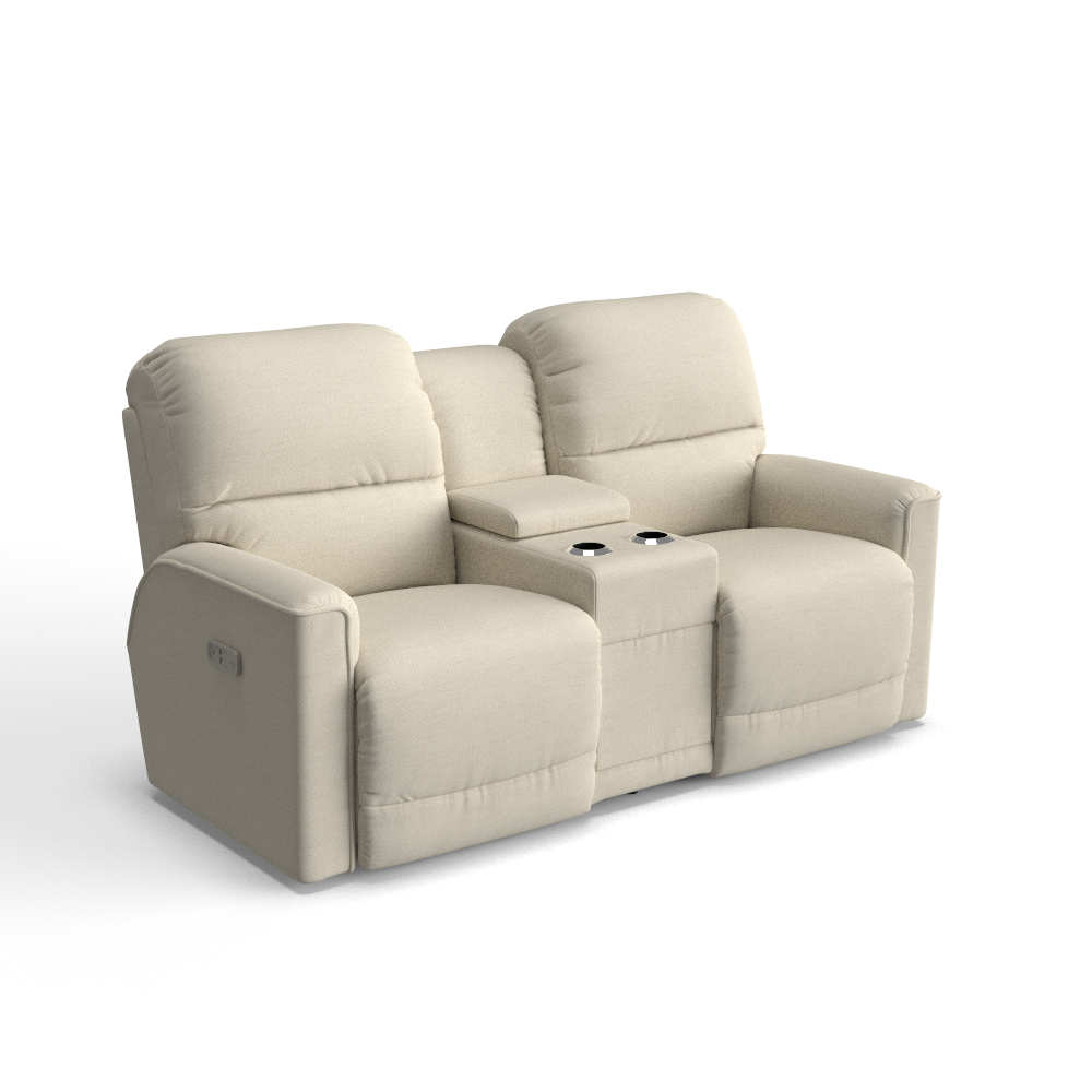 Cade Power Reclining Loveseat w/ Headrest & Console